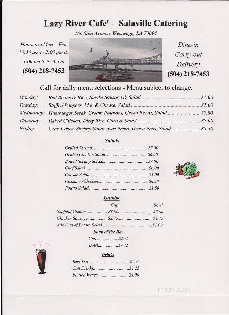 McGuire's Catering & Cafe - Westwego, LA menu_pic