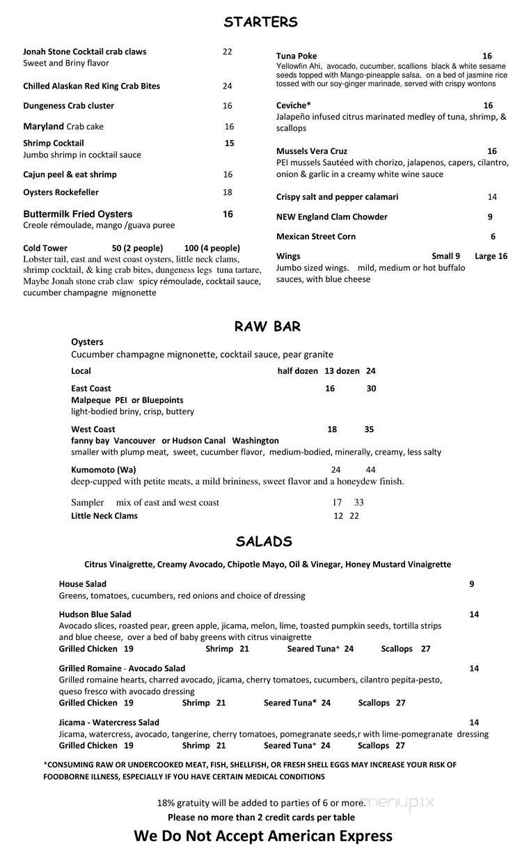 Mercado - Bridgehampton, NY menu_pic