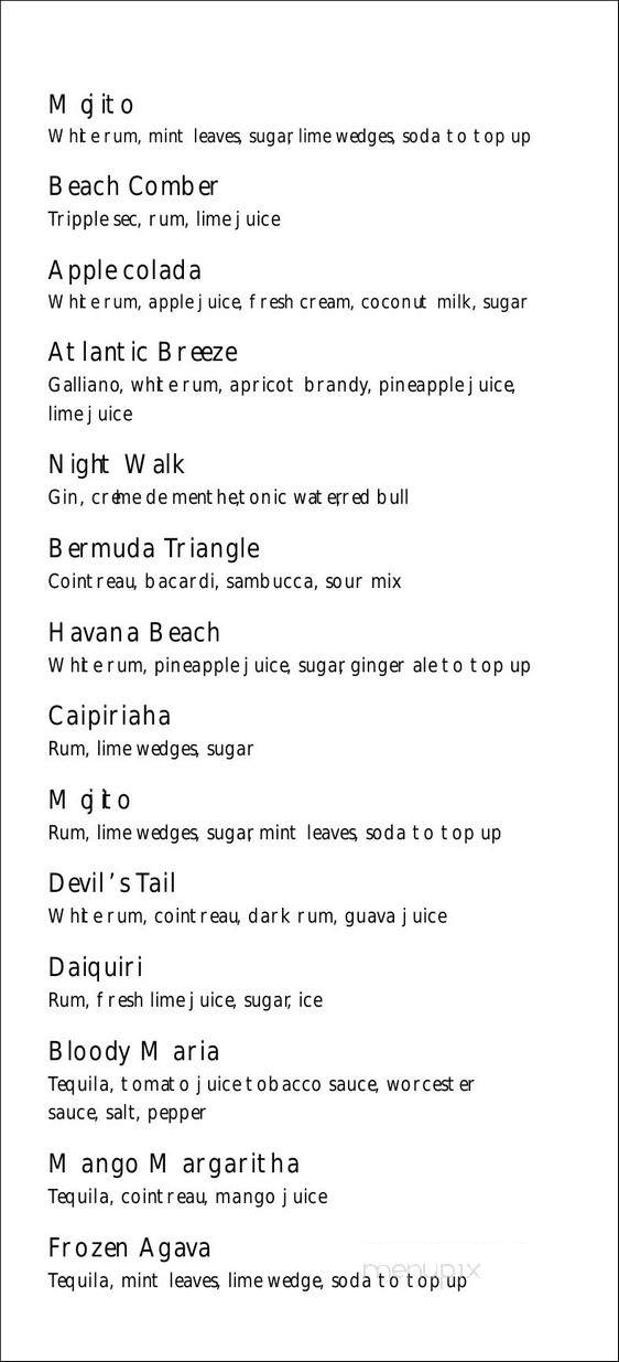 Brisa Bistro - Miami, FL menu_pic