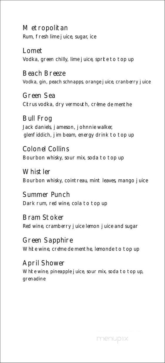 Brisa Bistro - Miami, FL menu_pic