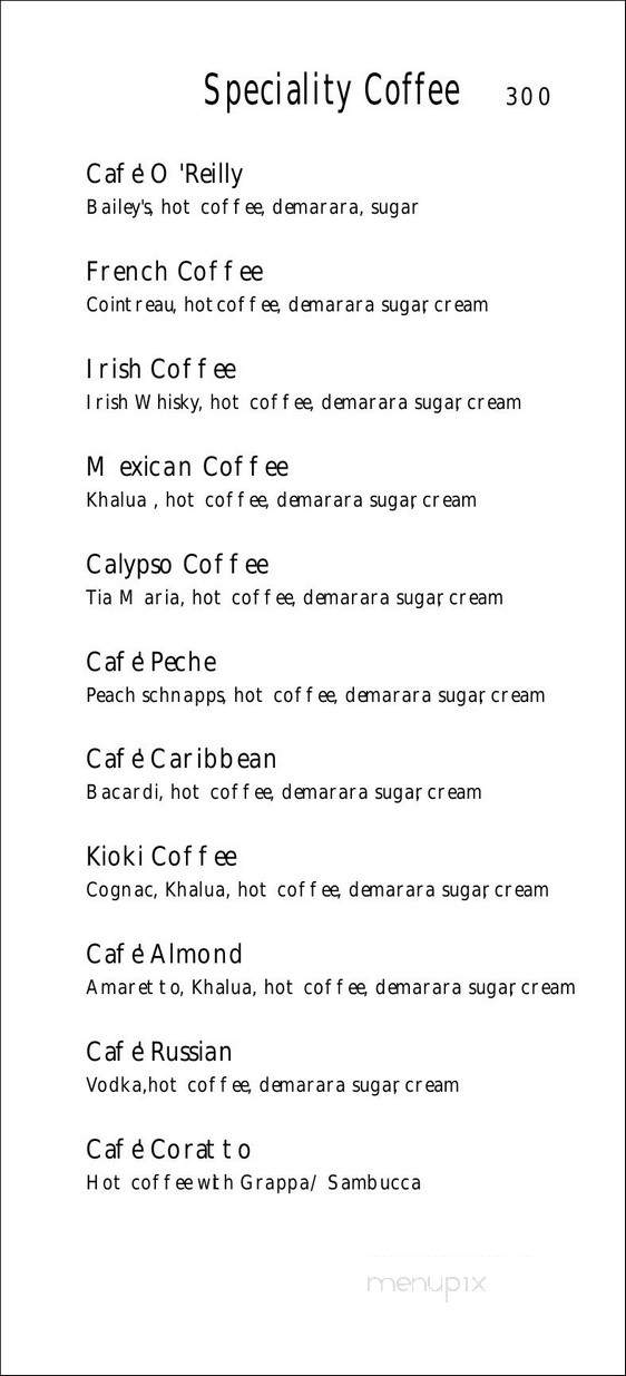 Brisa Bistro - Miami, FL menu_pic