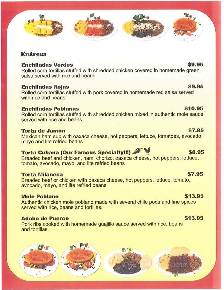 Pollo Feliz Y Taqueria - Ellicott City, MD menu_pic