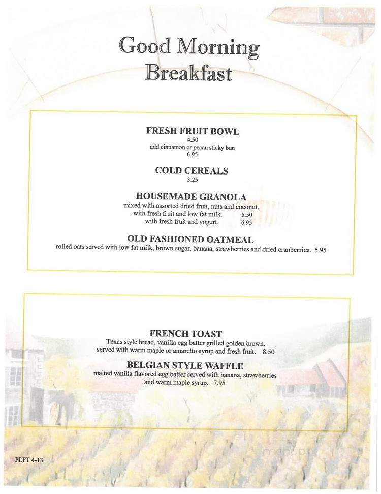 Pour la France! - Denver, CO menu_pic