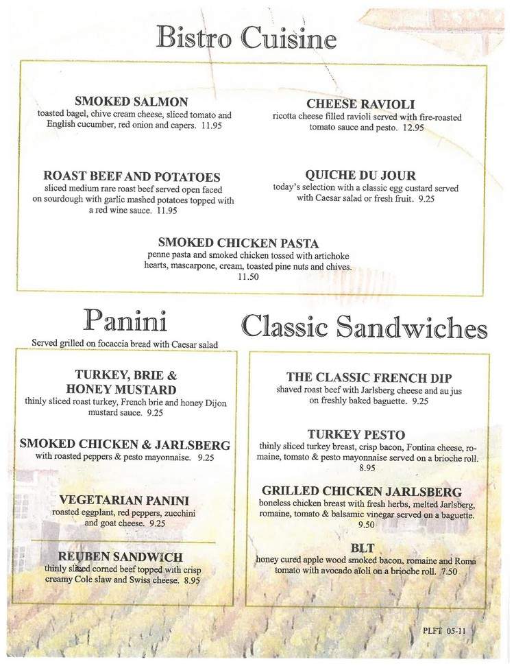 Pour la France! - Denver, CO menu_pic