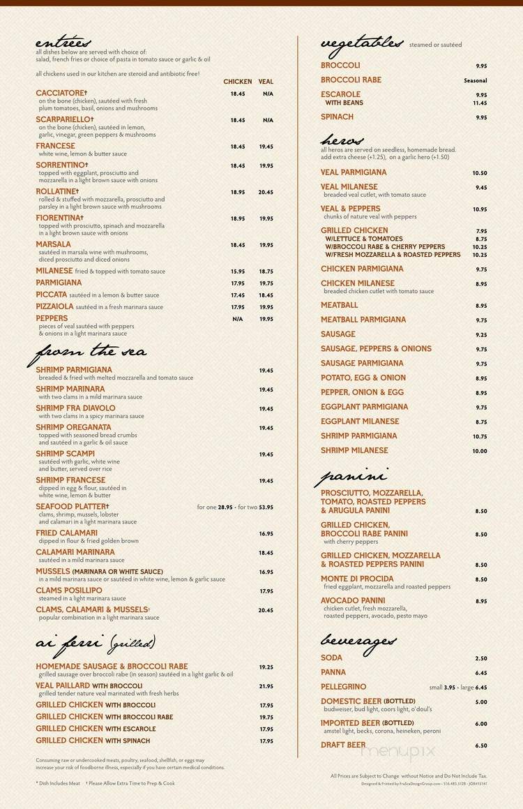 Umberto's of New Hyde Park Restaurant & Pizzeria Park - Wantagh, NY menu_pic