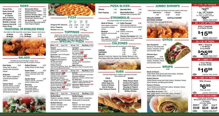 I Love NY Pizza - Lake Wales, FL menu_pic