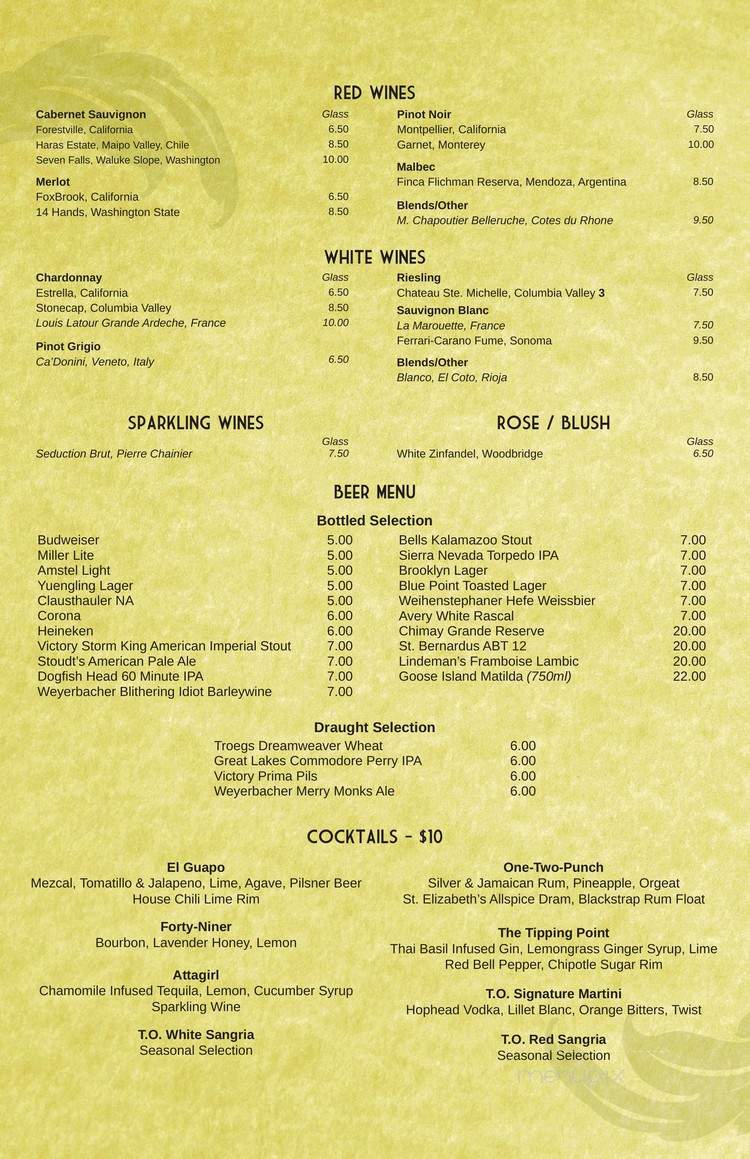 Twisted Olive - Bethlehem, PA menu_pic