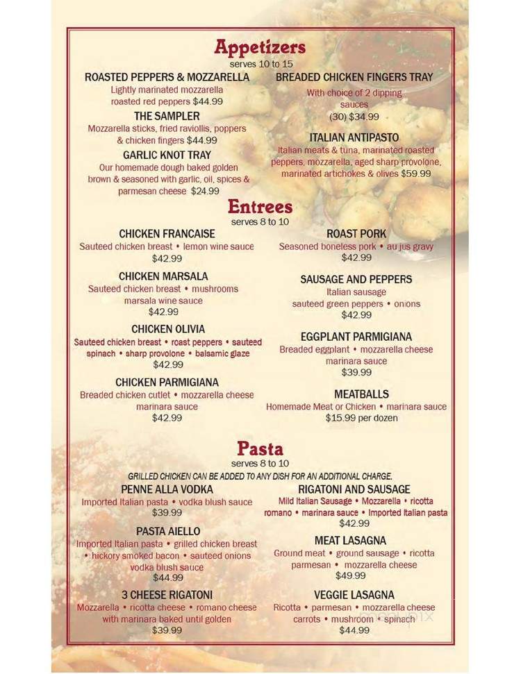 Uncle Oogie's Pizzeria - Philadelphia, PA menu_pic
