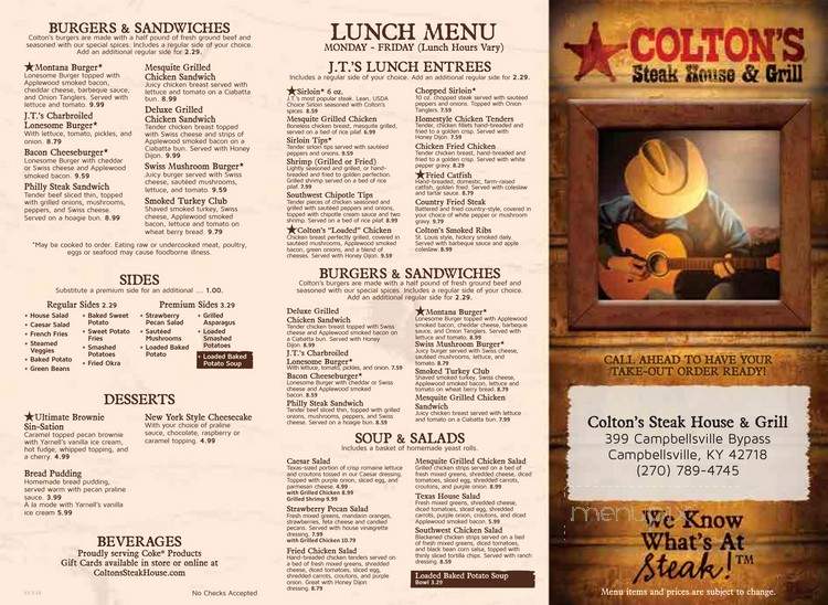 Colton's Steak House & Grill - Campbellsville, KY
