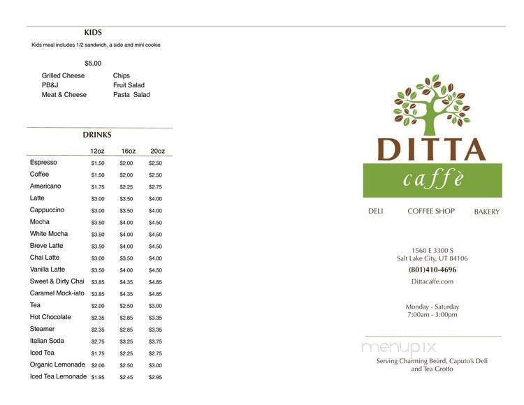 Ditta Caffe - Salt Lake City, UT