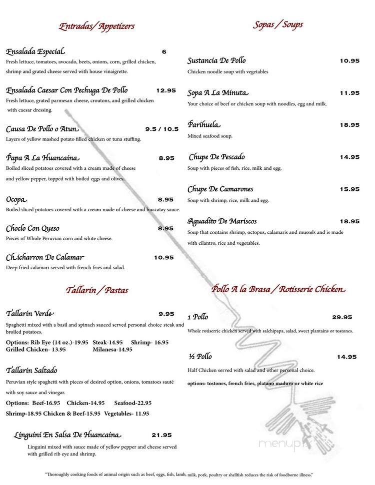 Los Imperios - West Hartford, CT menu_pic