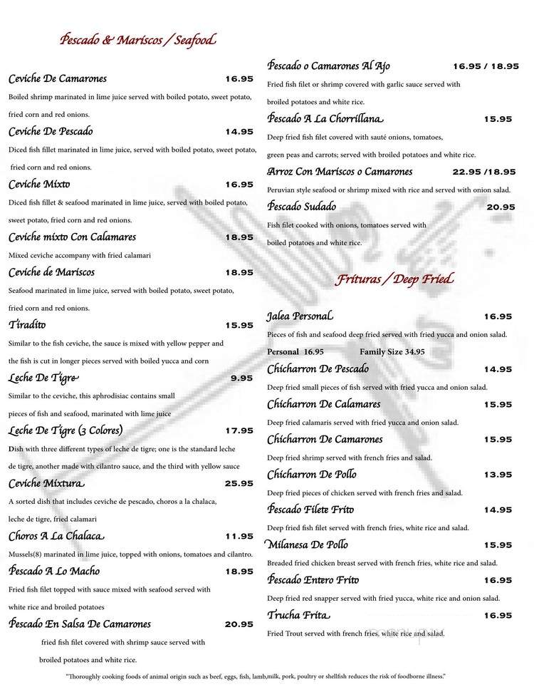 Los Imperios - West Hartford, CT menu_pic
