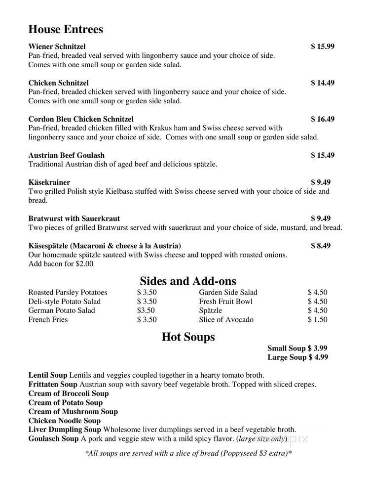 Cafe Vienna - Chicago, IL