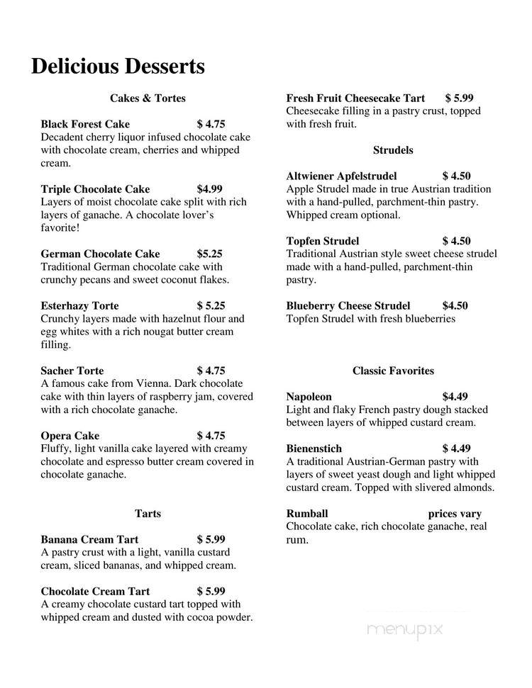 Cafe Vienna - Chicago, IL