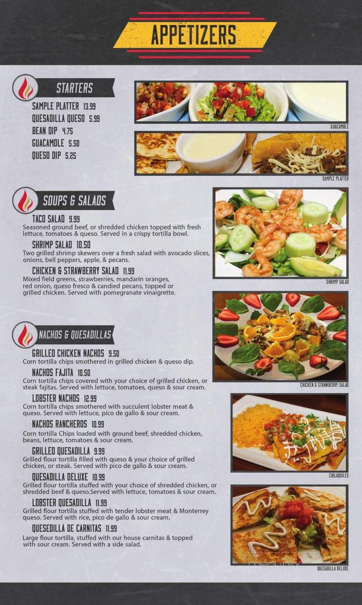 Los Rancheros - Petersburg, IL menu_pic