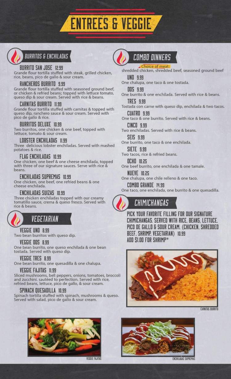 Los Rancheros - Petersburg, IL menu_pic