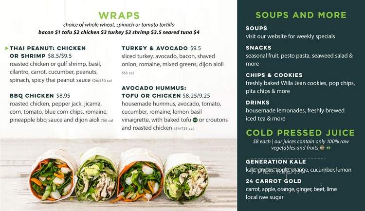 City Greens - Elmwood, LA menu_pic