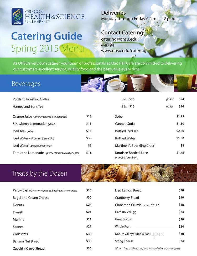 Cafe on Third - Portland, OR menu_pic