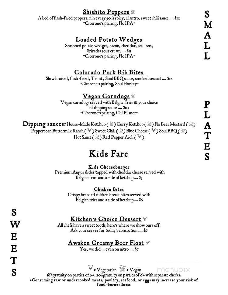 Trinity Brewing - Colorado Springs, CO menu_pic