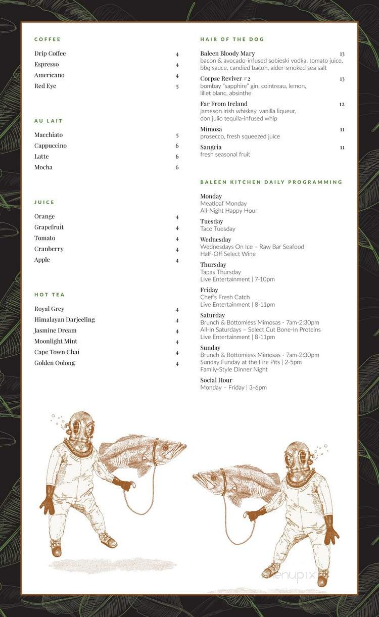 Baleenkitchen - Redondo Beach, CA menu_pic