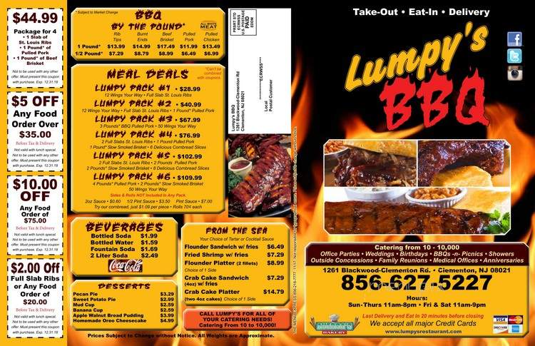 Lumpy's Barbeque - Clementon, NJ