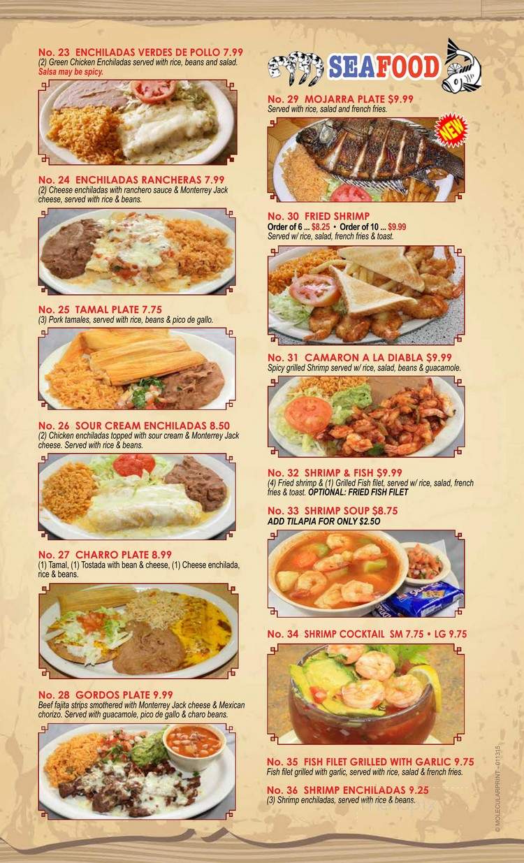 Taqueria Jalisco - Kenedy, TX menu_pic