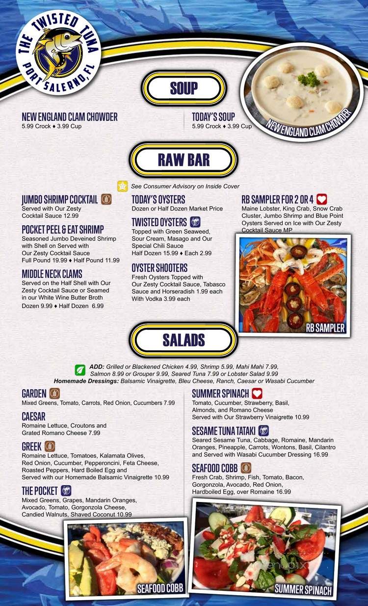 The Twisted Tun - Stuart, FL menu_pic