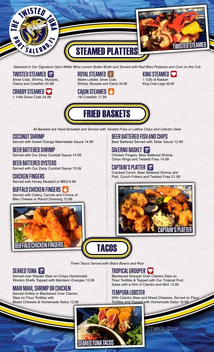 The Twisted Tun - Stuart, FL menu_pic