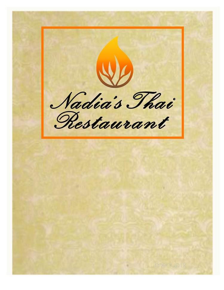 Nadias Thai Restaurant - Willow Grove, PA menu_pic