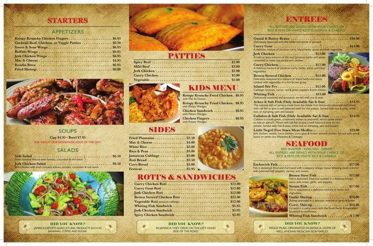Little Negril - Cherry Hill, NJ menu_pic