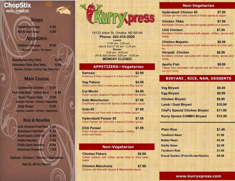 Kurry Xpress - Omaha, NE