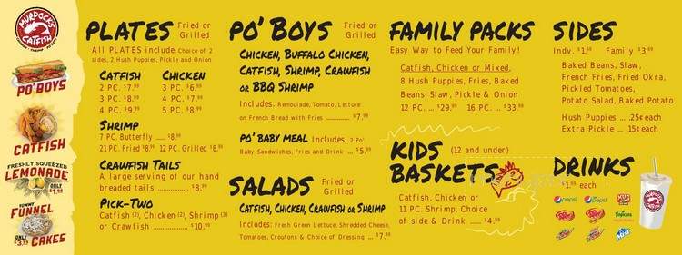 Murdock's Catfish - Paragould, AR menu_pic