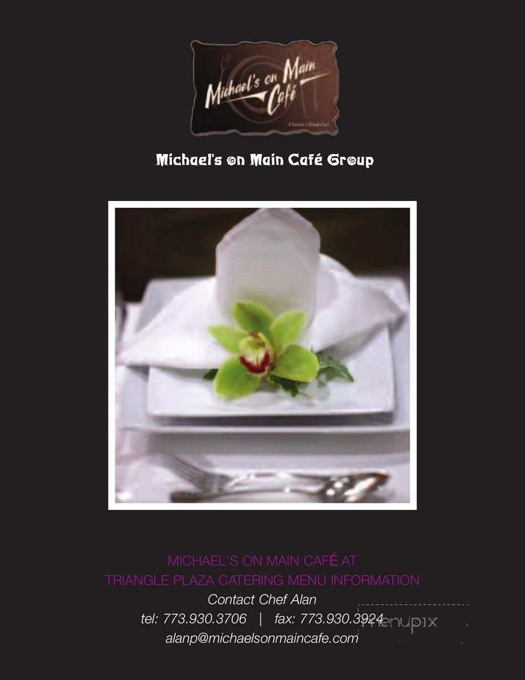 Michael's on Main Cafe - Chicago, IL menu_pic