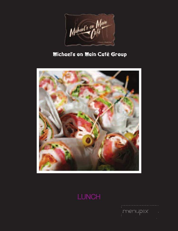 Michael's on Main Cafe - Chicago, IL menu_pic