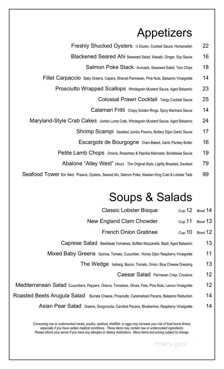 21 Oceanfront - Newport Beach, CA menu_pic
