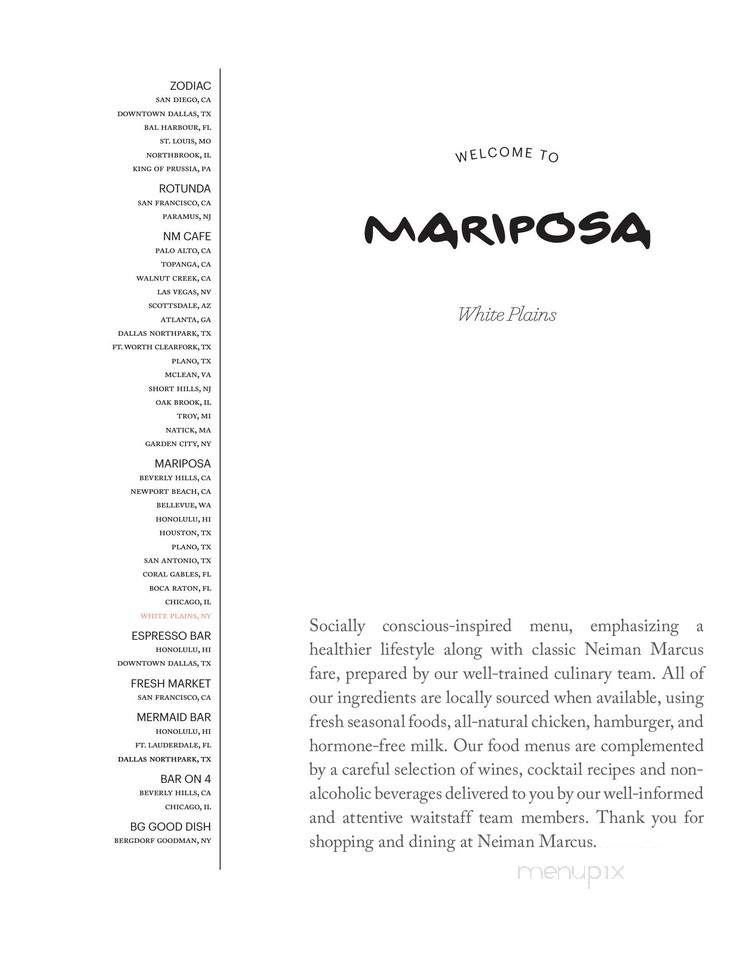 Mariposa (Zodiac) at Neiman Marcus - White Plains, NY