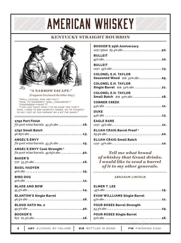 Swank & Swine - Portland, OR menu_pic