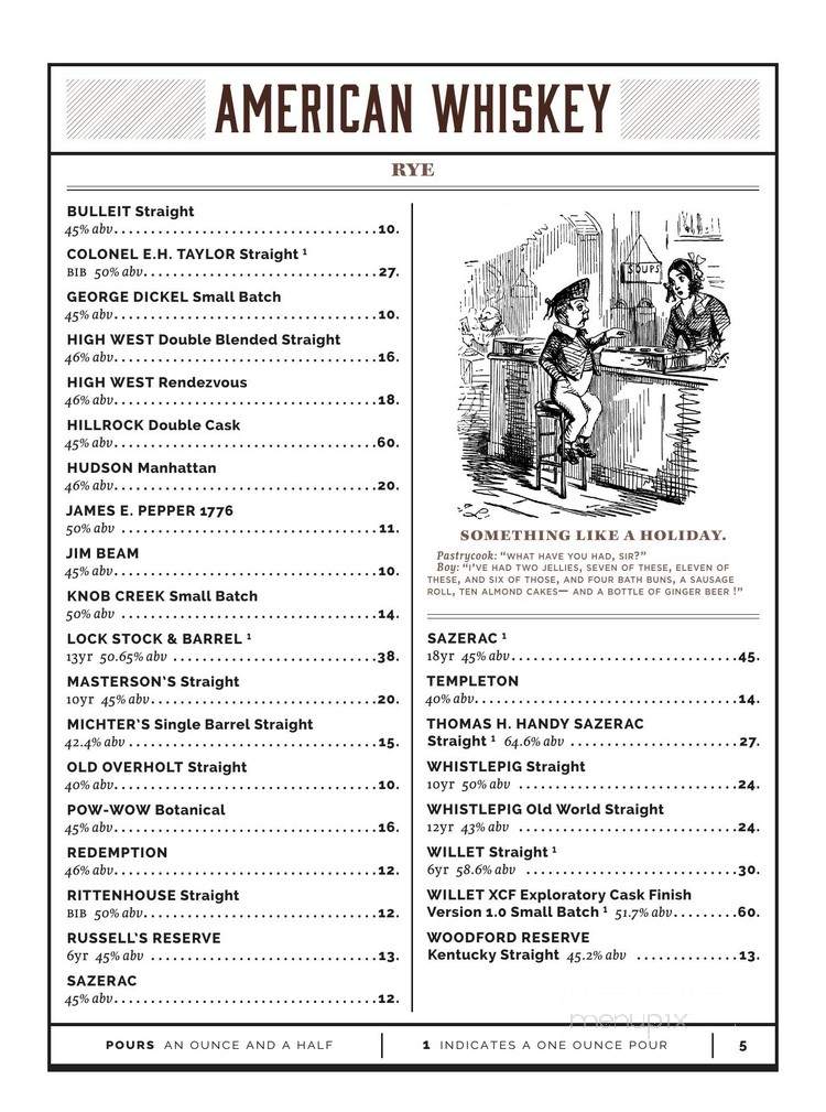 Swank & Swine - Portland, OR menu_pic