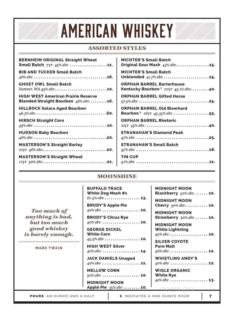 Swank & Swine - Portland, OR menu_pic