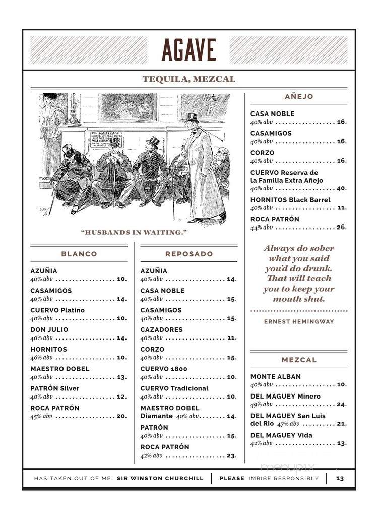 Swank & Swine - Portland, OR menu_pic