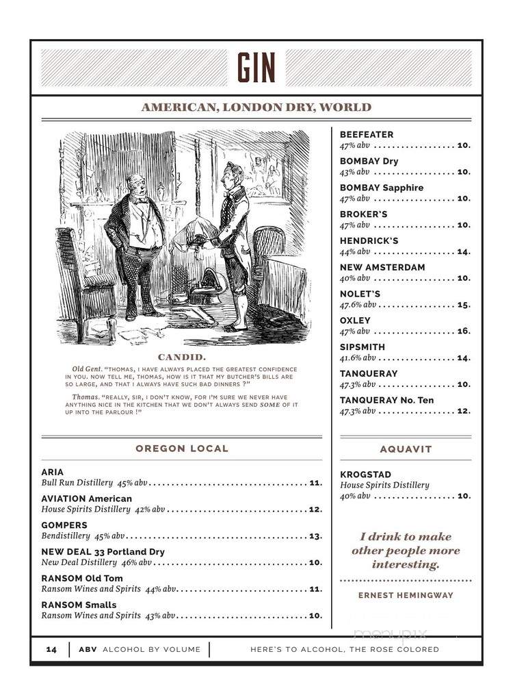 Swank & Swine - Portland, OR menu_pic