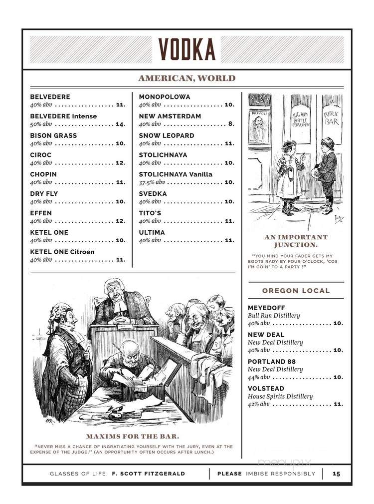Swank & Swine - Portland, OR menu_pic