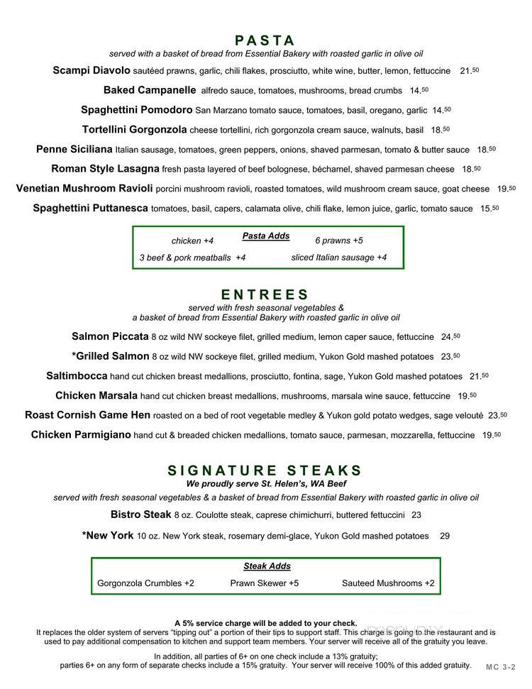 Lombardi's in Mill Creek - Mill Creek, WA menu_pic