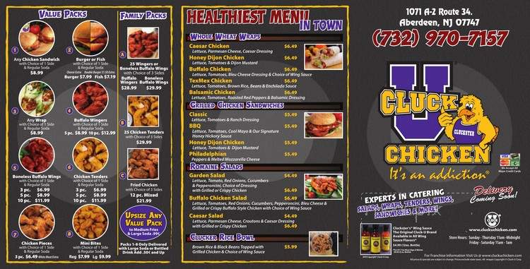 Cluck U Chicken - Matawan, NJ menu_pic