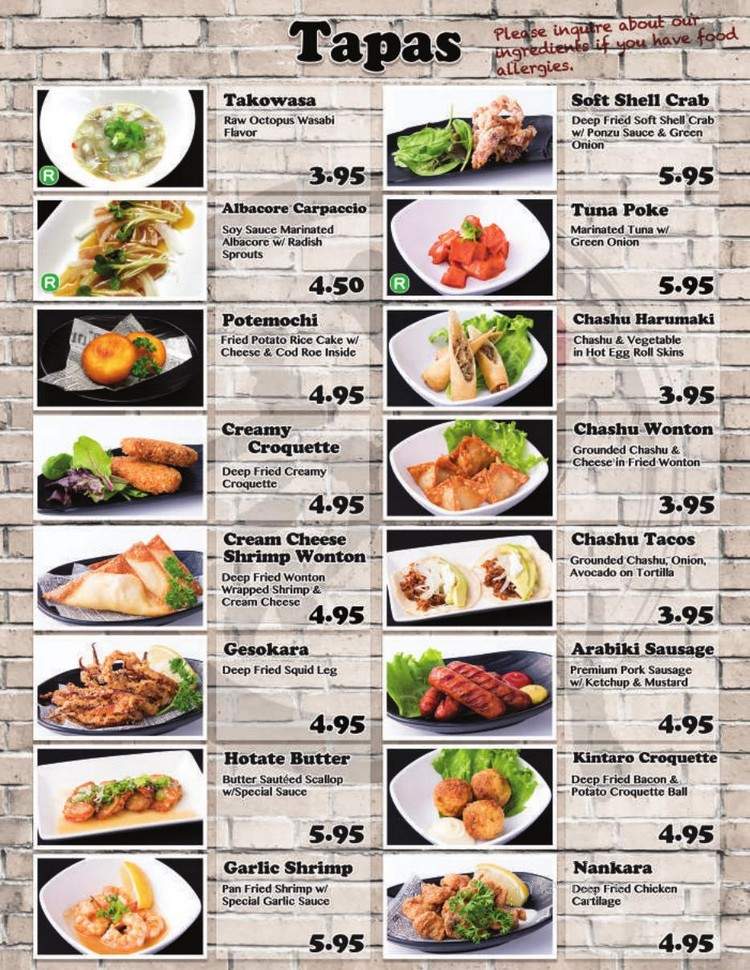 Shin-Sen-Gumi Hakata Ramen - Los Angeles, CA menu_pic
