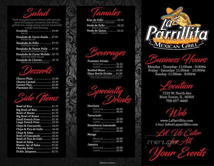 La Parrillita Mexican Grill - River Forest, IL