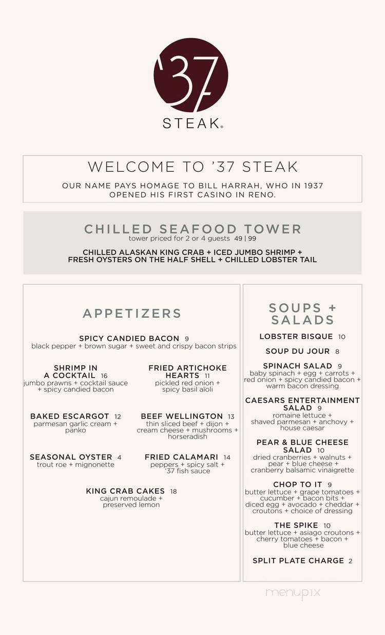 37 Steak - North Kansas City, MO menu_pic