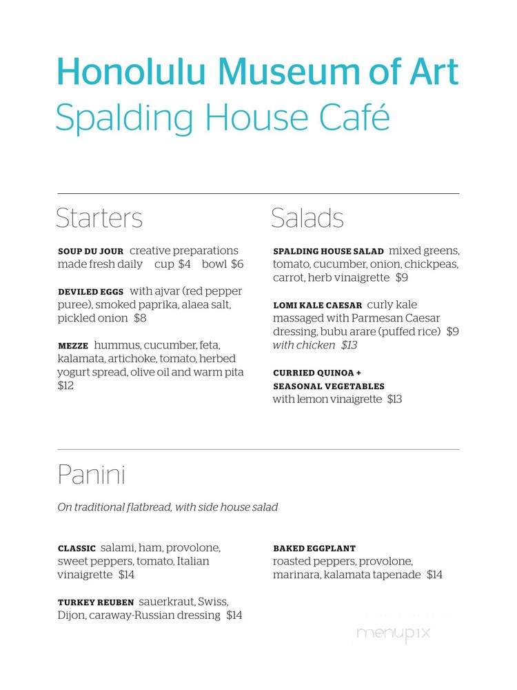 Spalding House Cafe - Honolulu, HI