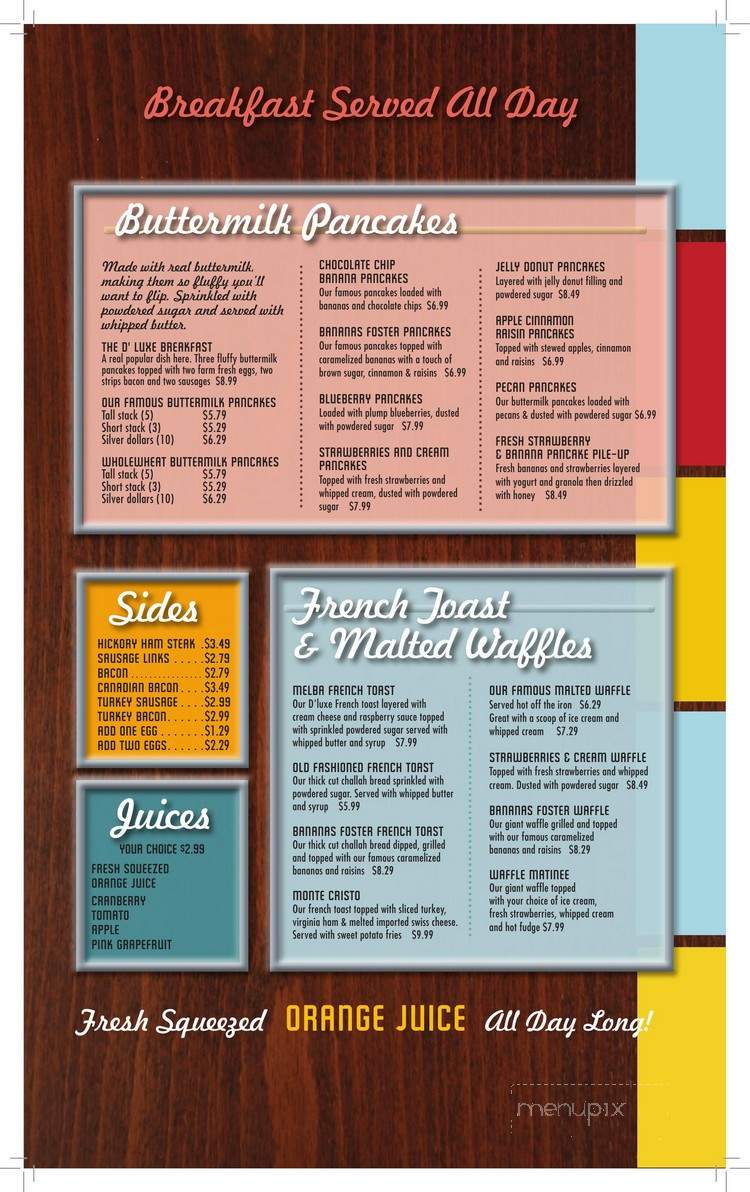 Dinerluxe - New Milford, CT menu_pic