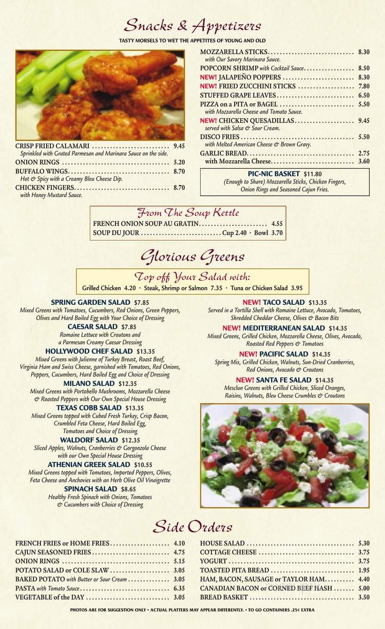 Red Bank Diner - Red Bank, NJ menu_pic